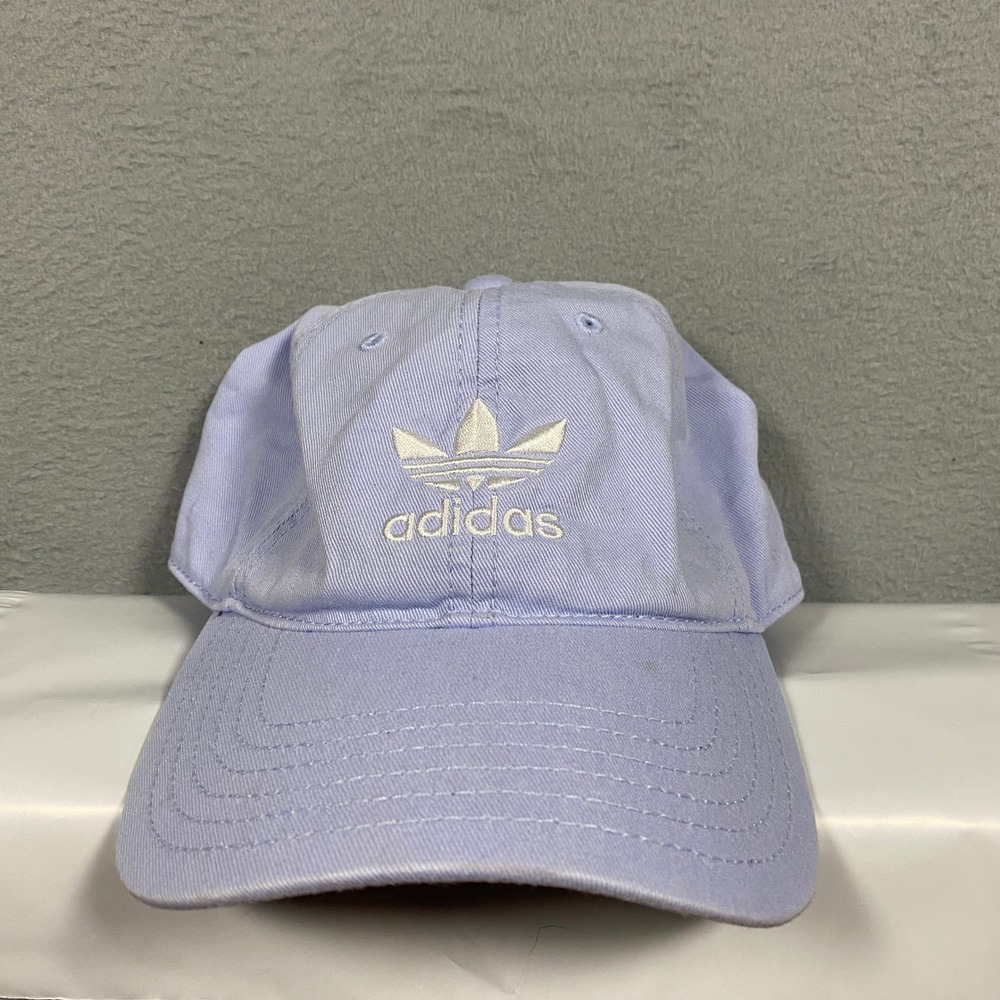 Adidas Originals Relaxed Strapback Hat Unisex OS Lavender Purple Trefoil